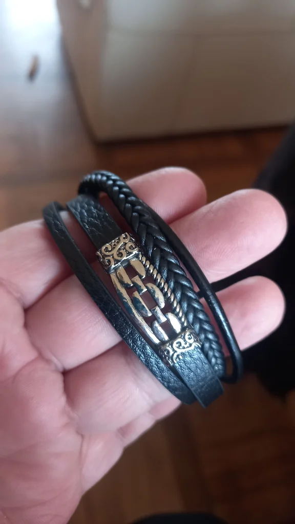 Bracelet en cuir mixte – photo 5